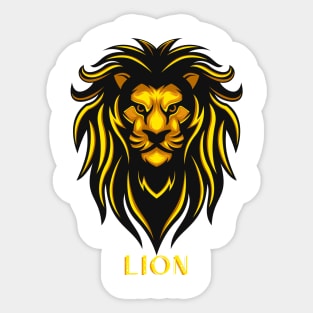 Lion Bravery: Embrace Your Inner Courage Sticker